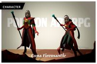 [Polygon Art RPG] Luna Firemantle