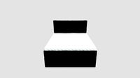 Boxy Box Bed 160x200 Cm Svart