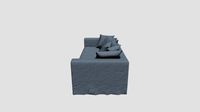 Le Grand Air 3-Seat Sofa Linen, Foggy Morning