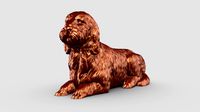 Basset Griffon Petit 3D Print Model Pose 08