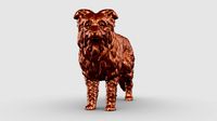 Border Collie Dog 3D Print Model Pose 02