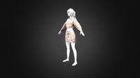 Woman Pink flower jacket + skirt