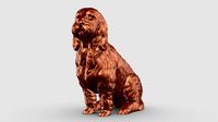 Basset Griffon Petit 3D Print Model Pose 05
