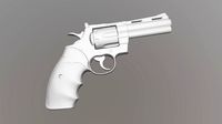 Real Colt Phyton Magnum Replica Direct 3D Scan