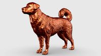 Anatolian Shepherd Dog 3D Print Model Pose 01