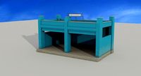 Passenger pavilion 2 3D Model