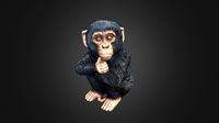 Monkey Chimpanzee Figure Statue Ornament Animal