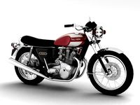 Triumph T160 Trident 1975 3D Model