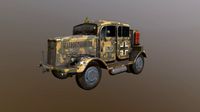 Opel Blitz Special V2 rocket truck wooden cammo