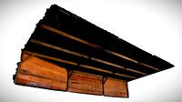 Roof corugated weathered (from under)