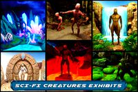 Sci-Fi Alien Biomes Showroom