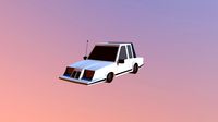 Low Poly Cartoon Car