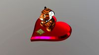 Adorable Plush Tiger Hugging A Miniature Cub
