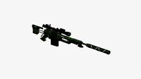 3d Model Sniper Rifle 50 Cal