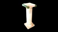 decorative plaster column (antique greek style)