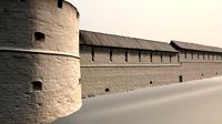 The Brick Wall Of The Fortress