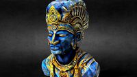 Fantasy aztec statue