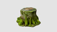 Tree Stump Mossy 3