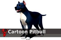 Cartoon Dog - Pitbull