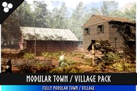 Modular Rural Town / Farm Environment (Medieval,Town,Village)