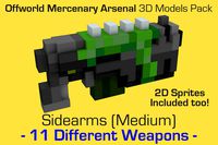 OMA 3D - Sidearm Weapons