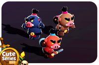 Boar Humanoid Cute Pro Series