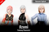 Fantasy Character - Azumi (dual swordswoman)