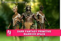 Dark Fantasy - Primitive Warrior 3Pack