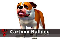 Cartoon Dog Bulldog