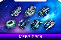 3D Spaceships MEGA Pack #6m
