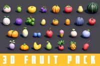 3D Fruit Mega Pack