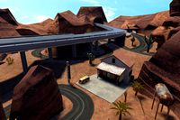 Desert Race Track: High-Speed Car Racing Environment for Rallying and Drifting