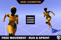 Female Runner Animset - Free Run&amp;Sprint