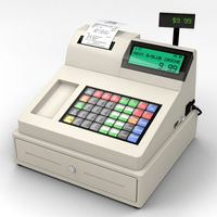 Cash Register 3D Model