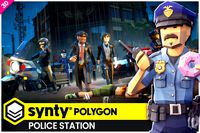 Police Station Pack - Synty POLYGON - Stylized Low Poly Assets