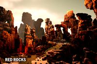 Red rocks