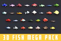3D Fish Mega Pack