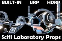 Futuristic Laboratory Research Props Pack
