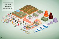 3D Low Poly Terrain Constructor