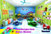 Kindergarten Interior Low poly