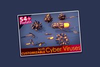 Cyber Viruses Animated (Sci-Fi)