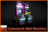 Cyberpunk Mail Machine