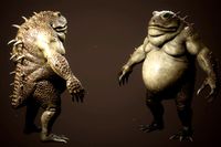 Frog Monster Humanoid