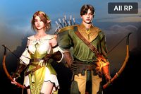 MMORPG Newbie Archer - Medieval Fantasy Modular Character