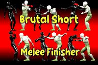 Brutal Short Melee Weapon Finisher Pack