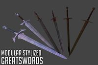 Modular Stylized Greatswords