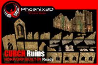 P3D: Modular Church Ruins &amp; Dungeon Kit