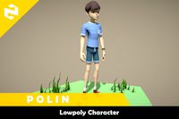 Lowpoly Character - Polin