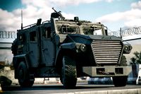 Rigged Atlet Military Car