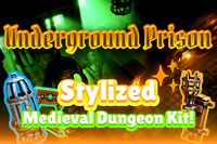 STYL-Underground Prison - Stylized Modular Dungeon Kit